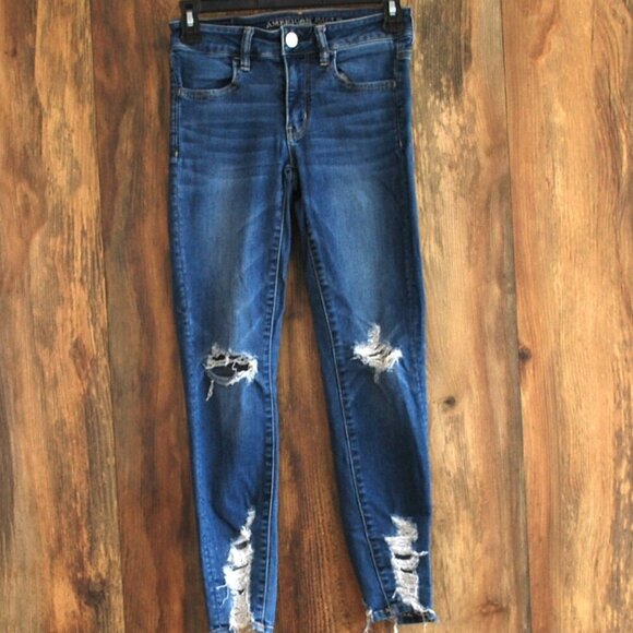 American Eagle Outfitters Denim - American Eagle Next Level Stretch X Jegging Crop Jeans 2